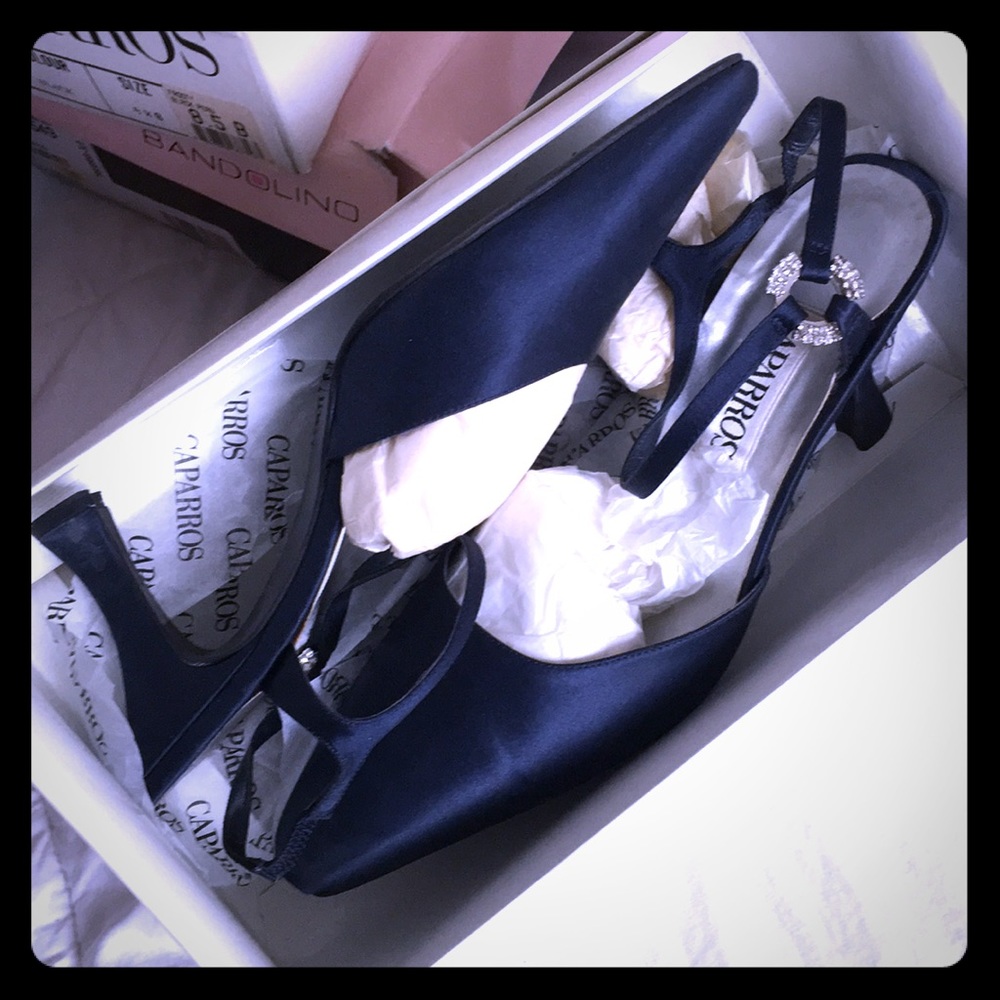 Caparros Frosty rhinestone dress heels - Picture 2 of 3